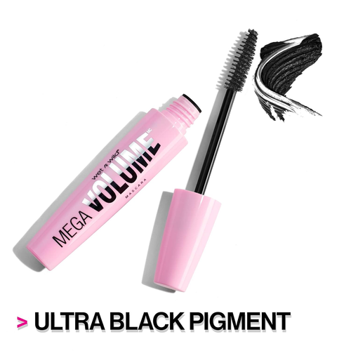 Mascara Mega Volume - Vitamin E Enriched Volumizing, Smudge-Resistant Formula, C - Picture 4 of 12