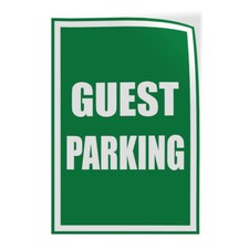 Door Decals Vertical Vinyl Stickers Multiple Sizes Guest Parking Vinyl Lifestyle