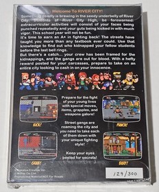 NES RIVER CITY RANSOM UNDERGROUND LE 129 OF 300 HOMEBREW !!! UNOPENED SEALED!!!