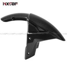 For 2021-2024 Kawasaki ZX-10R 100% Carbon Fiber Front Fender Mud Guard Hugger