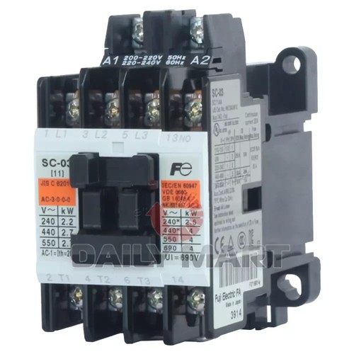 New In Box Electromagnetic Contactor For FUJI SC-03 AC220V New In Box Electromagnetic Contactor For FUJI SC-03 AC220V