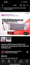 Hayden 405 Transaver Ultra-Cool Automatic Transmission Oil Cooler OC 1405 New HD