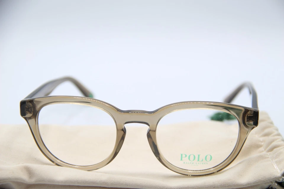 NUEVOS ANTEOJOS ALEXANDER MCQUEEN PH 2262 6085 MARRÓN TRANSPARENTE AUTÉNTICOS CON ESTUCHE 50-21 Foto 2 de 4