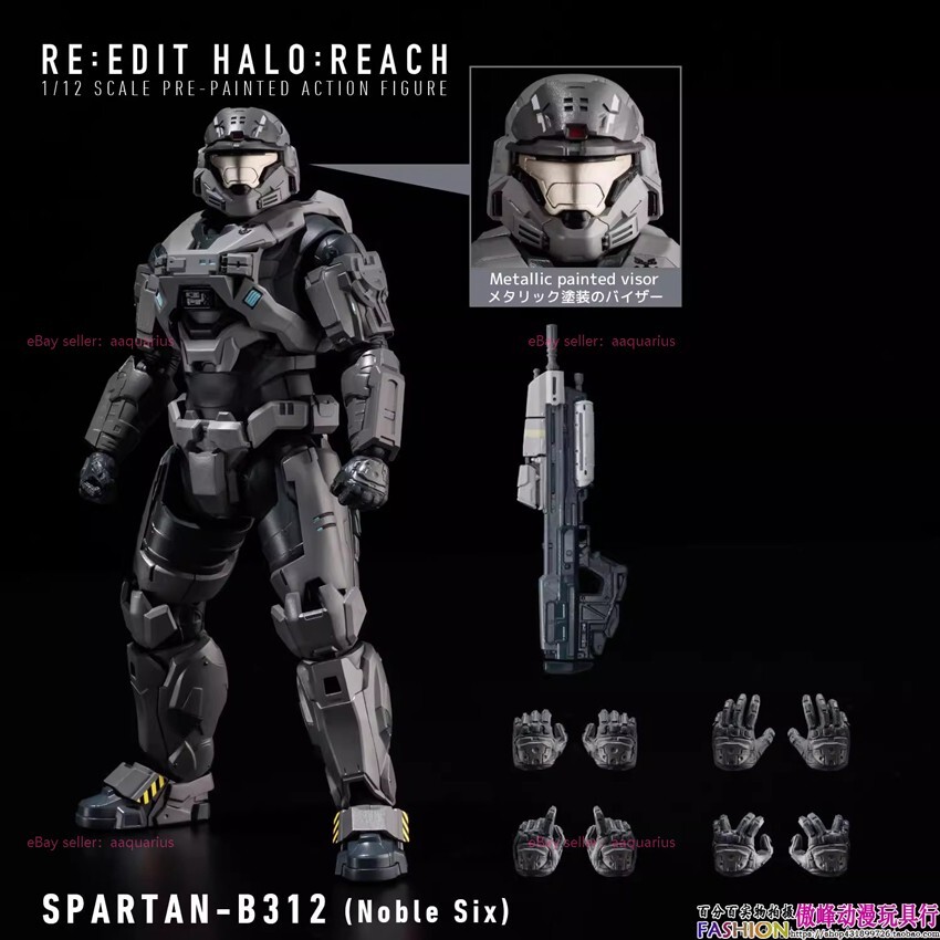 HALO REACH 1/12 SCALE SPARTAN-B312 フィギュア RE:EDIT HALO:REACH 1/12 SCALE SPARTAN-B312 (Noble Six
