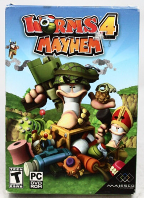 Worms 4: Mayhem (PC, 2005) - New Sealed - See desc.