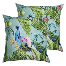 Evans Lichfield Peacock Outdoor Cushions
