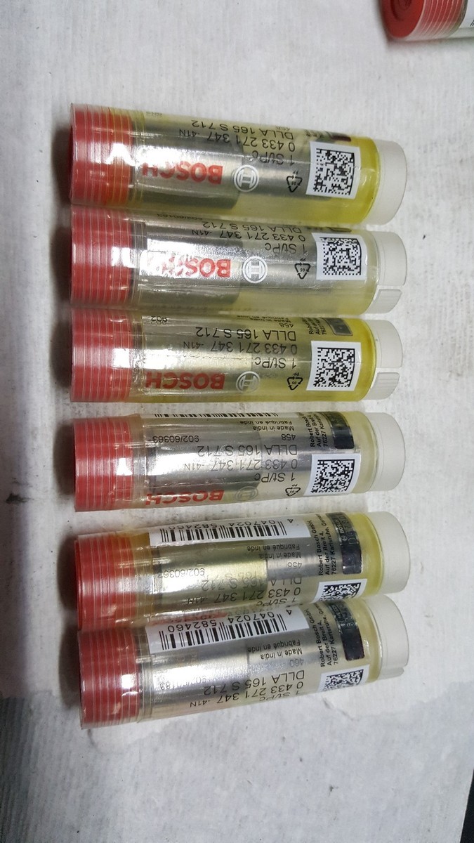 set of 6 BOSCH INJECTOR NOZZLE - NEW Bosch Nozzle DLLA165S712