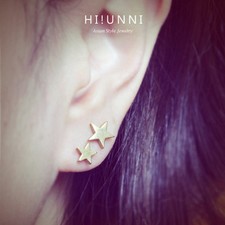 16g Star cartilage earrings, tragus conch helix earrings, ear studs jewelry, 1pc