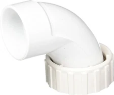 Waterway Plastics 2" S x 2" FBT 90-Degree Sweep Pump Union