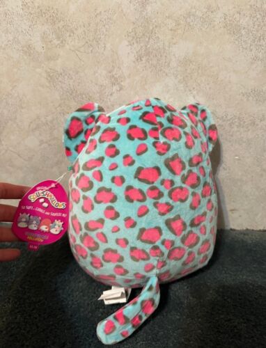 NWT 8” Valentine’s day Blue and Pink Leopard Squishmallow Stuffed Plush Toy - Picture 2 of 2