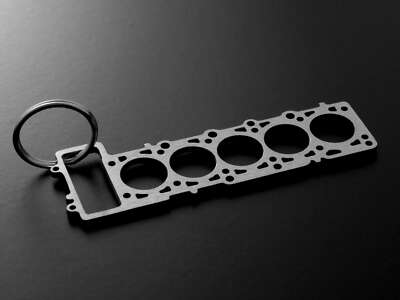 Keychain Cylinder head gasket for VW R5 TDI stainless steel brushed  Australia