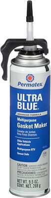 Permatex 85519 Sensor-Safe Ultra Blue RTV Silicone Gasket Maker, 9.5 oz.