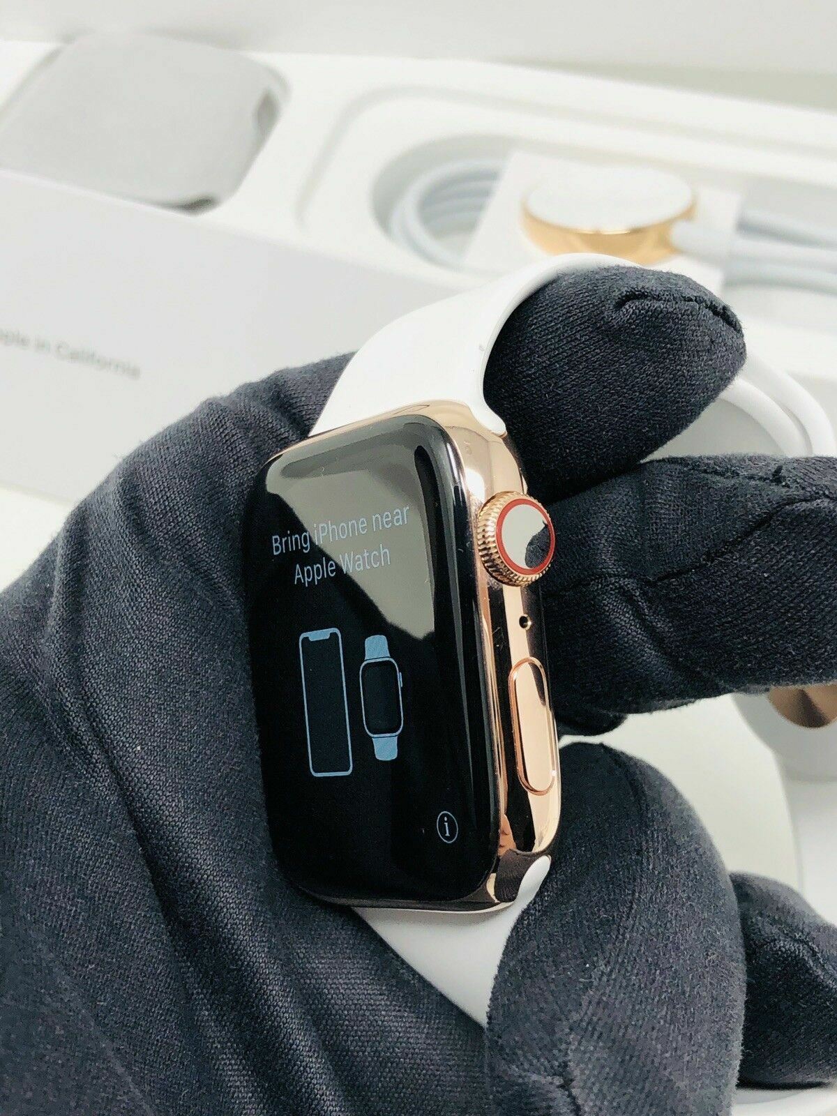 my 44mm series 4 with a custom louis vuitton band made from a handbag!!!  clean or too much??? : r/AppleWatch