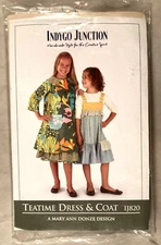 Teatime Dress & Coat - Indygo Junction IJ820 - Pattern & Instructions