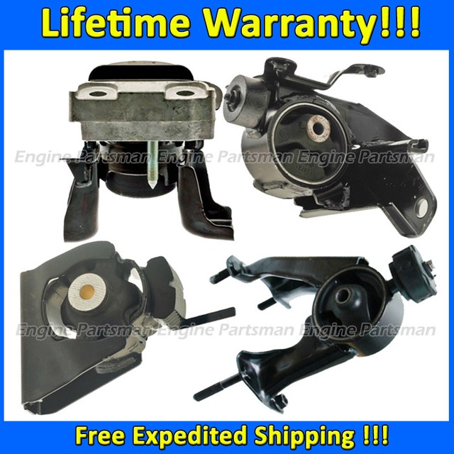 K0865 Front+Rear Motor&Trans Mount Set 4PC Fits Pontiac Vibe 2.4L 2009