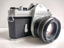 161 Pentax Spotmatic SP 35mm Film Camera SMC Takumar 55mm f/1.8 M42 Lens