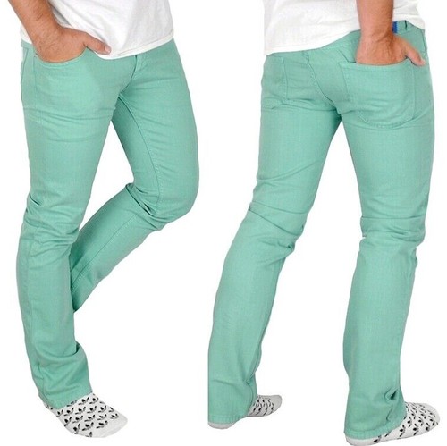 mens mint green jeans