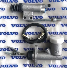 Clutch master and slave cylinder set with hose Volvo 122 1800 1962-73