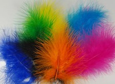 Small  Marabou Feathers 10 - 15cm x Packet 20 Lovely and Soft