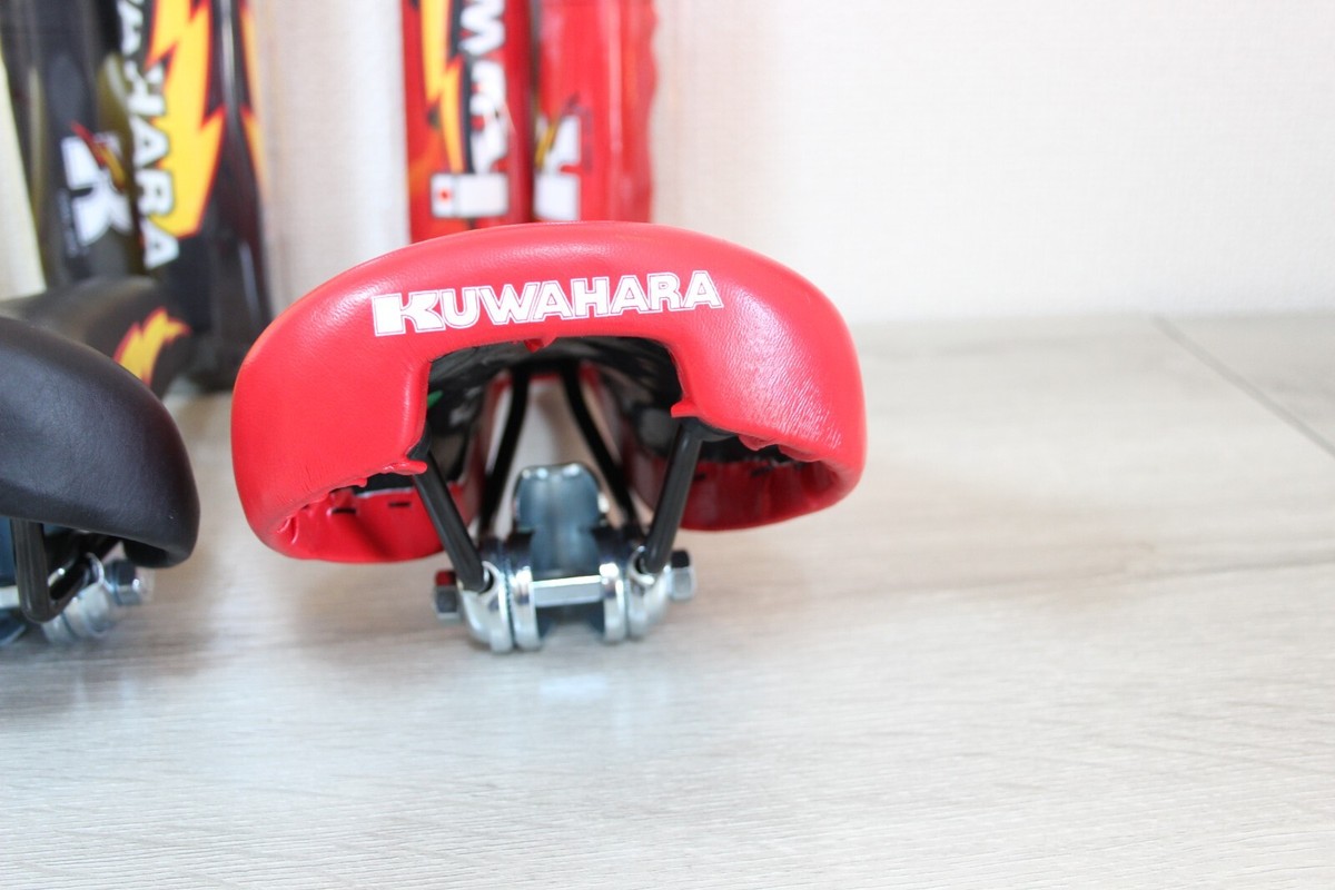 kuwahara bmx bike Lightning Saddle ＆ Flame Pad Set Old school BMX