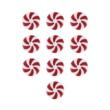 100 PACK XMAS CANDY CANE CHRISTMAS TREE DECORATION HANGING BAUBLE ORNAMENT GIFT