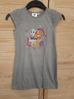 Paw Patrol Kleid Gr. 122/128 Skye & Everest - Love Rock  kurze Ärmel    NEU/OVP 