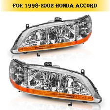 Dot Chrome Housing Headlights Assembly For 1998 1999 2000 2001 2002 Honda Accord Dot Chrome Housing Headlights Assembly For 1998 1999 2000 2001 2002 Honda Accord