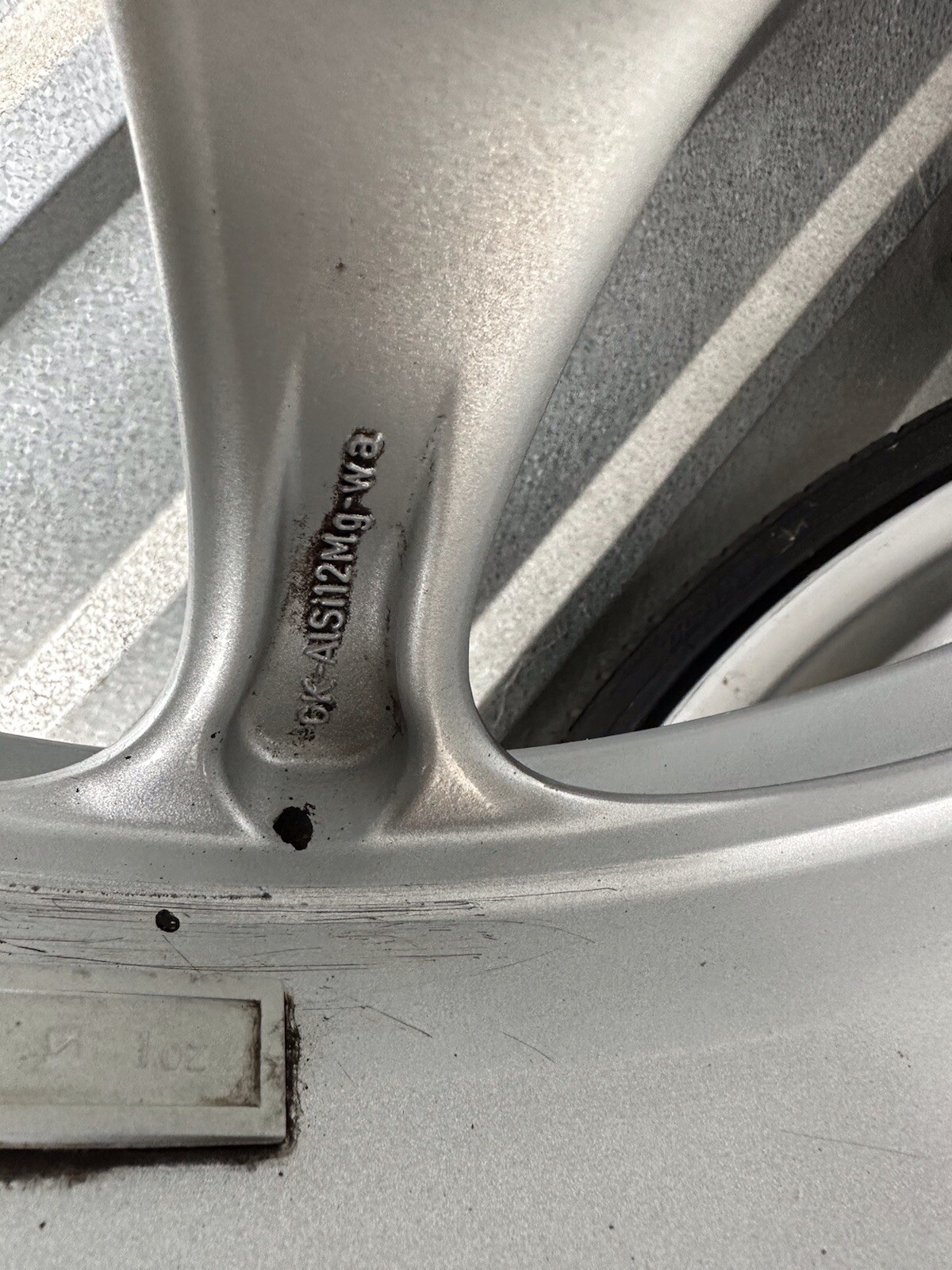 2005-2012 Porsche Carrera gt 5 spoke sport 19 inch front rim