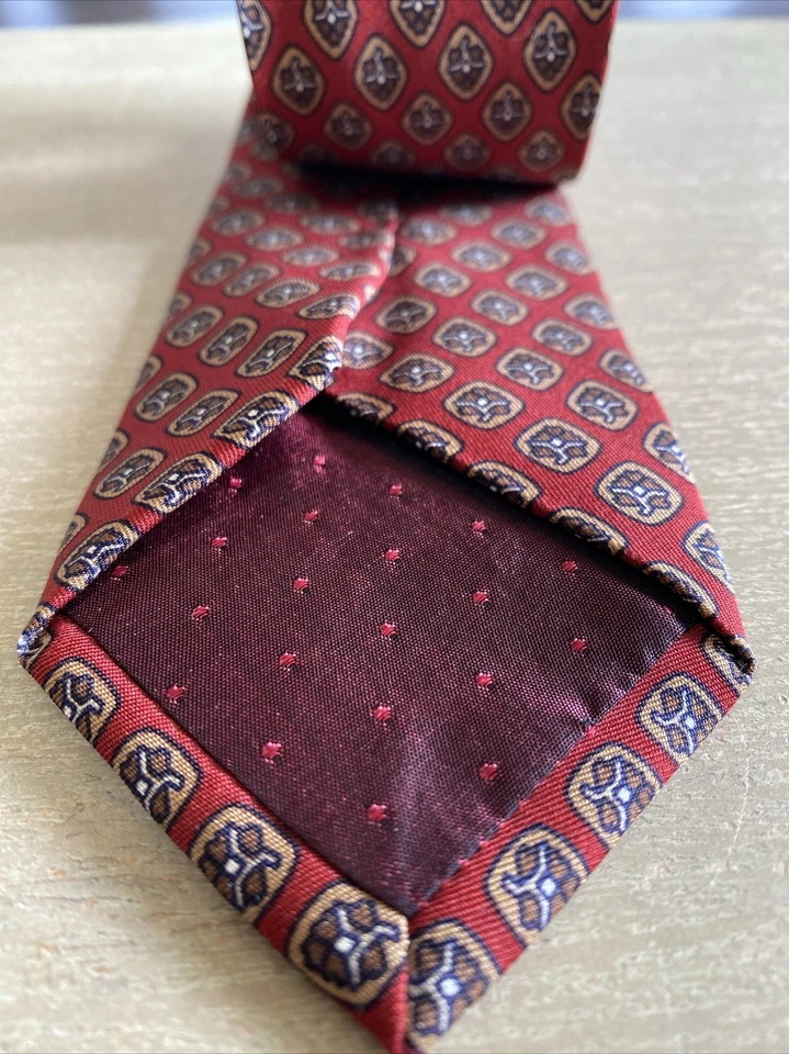 Vintage Atelier Torino Modell-Entwurf 100% Silk Tie Granichery Lucerne 3” X 60” - Image 4 of 4