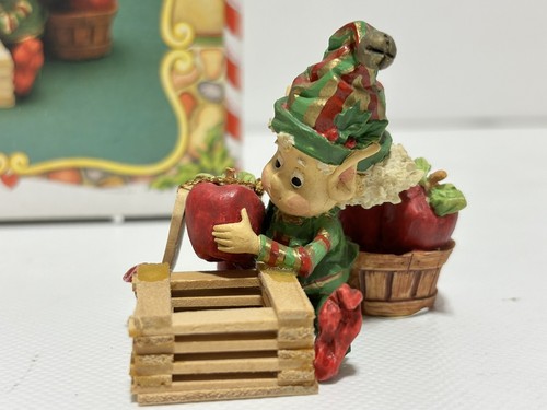 Vintage Enesco The North Pole Village Winkie 1994 Elf - #869708 Neu in OVP - Bild 4 von 11