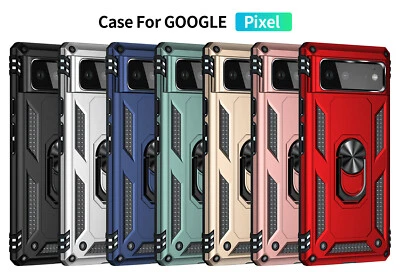 Premium Outdoor Ring Handy Hülle Google Pixel 6 6A 6 Pro 7 7A 7 Pro 8 8 Pro