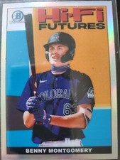 2022 Bowman Hi-Fi Futures Benny Montgomery #HIFI-2 Rockies Baseball Card MINT