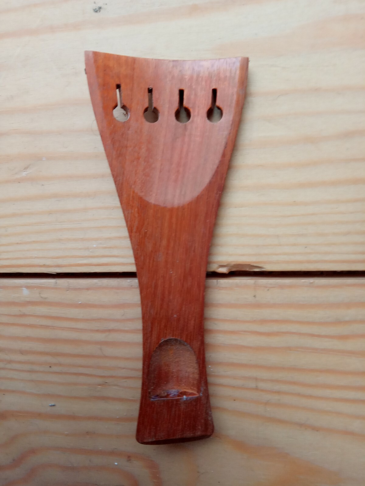 HILL STYLE VIOLIN TAILPIECE, PURE PERNAMBUCO, IMPROVE YOUR SOUND, 4/4