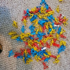 Astronaut Space Men Plastic Toys Vintage Big lot