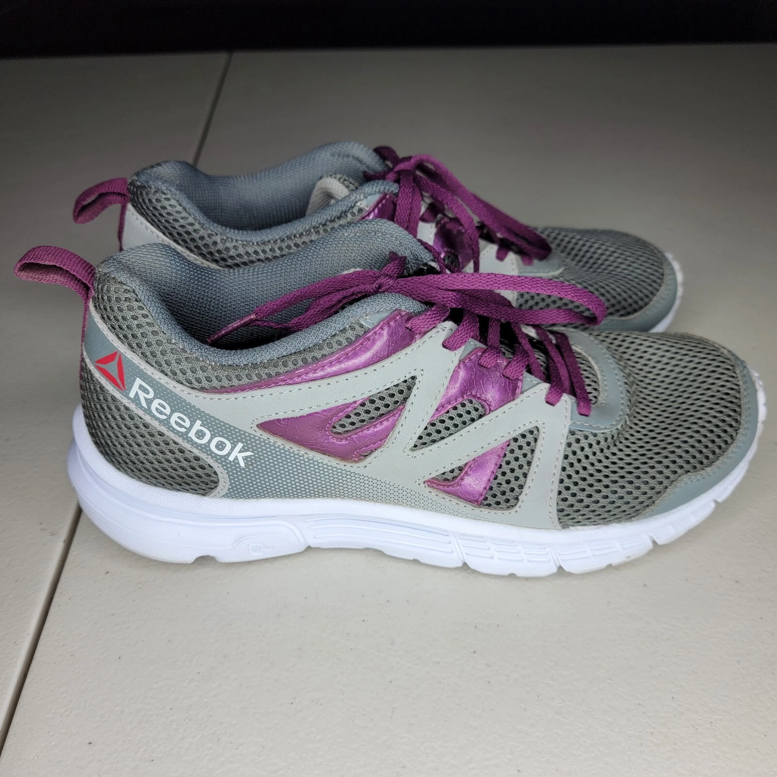 Baskets de course femme Reebok Run Supreme 2.0 MT gris violet orchidée taille 8