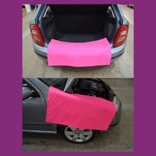 Pink Wing Protector - Protect Vehicle Bodywork, Bumper, Boot - Non Slip Mat