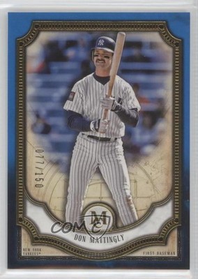 2018 Topps Museum Collection Sapphire 77/150 Don Mattingly #63 v1x