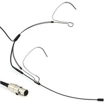 DPA 6066 CORE Omnidirectional Subminiature Headset Microphone - TA4F, Black