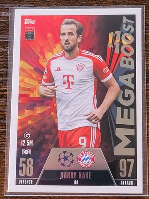 Match Attax Champions League 2023 2024 Extra 188	Mega Boost	Harry Kane Bayern