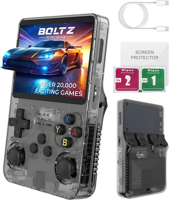 Boltz Retro Handheld Game Console with 20,503 Built-In Games, 3.75'' IPS Screen P