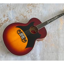 Acoustic guitarI Johnny Cash SJ 200 Rosanne Cash J185 cherry burst no electric