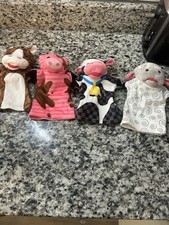 Melissa and Doug Hand Puppet Sheep Horse Cow Pig Farm Animals Kids Play Plush