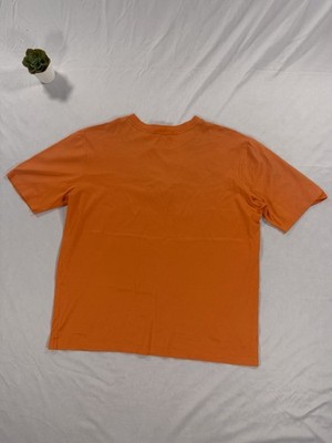 VTG Hermes 80s Embroidered Big Logo T-Shirt Vintage Orange Tee