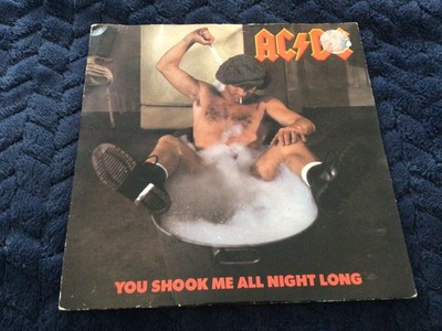 AC/DC You shook me all night long 7'' vinyl single record UK.