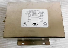 Astrodyne Intertek RP130-40-22-S TDI Radius Power 1PH/PE 250VAC 40A@40C 50/60Hz