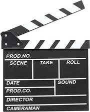 Schwarz Filmklappe Holz,Filmklappe Regieklappe,Regisseure Clapper Board für Film