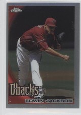 2010 Topps Chrome Refractor Edwin Jackson #76 1u6