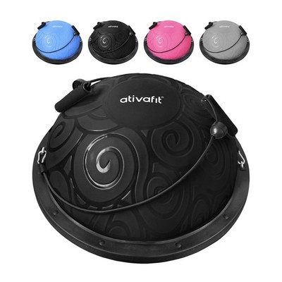 Ativafit Half Ball Balance Trainer, 660 lbs Capacity, Yoga Core