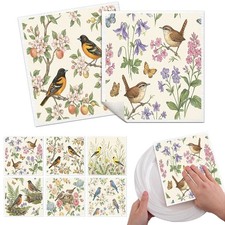 Set strofinacci svedesi uccellino fiore pulizia cucina lavaggio riutilizzabili