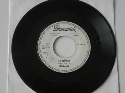 Brenda Lee   My Dreams Promo VG +